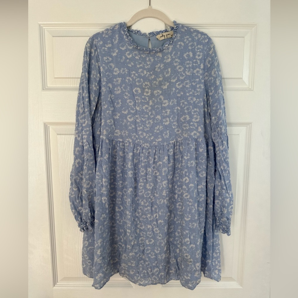 Molly Green “clouds” dress in blue 😍